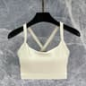 High Support Women's Crisscross Racerback Sports Bra for Yoga & Fitness