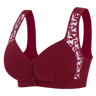 Plus Size Front Closure Wireless Comfort Bra Seamless Full Coverage Support