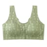 ComfortEase Front Button Wireless Lace Bra Tank Top – Breathable Soft Cup Plus Size Support