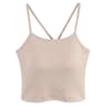 Trendy Summer Backless Crop Top – Slim Fit Vest Top for Streetwear & Outdoor Style