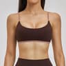 Womens Color Block PushUp Sports Bra  Breathable Fitness  Yoga Top 4
