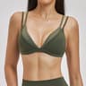 Womens Shockproof Double Strap Yoga Sports Bra – Comfortable Gym Top
