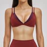 Womens Shockproof Double Strap Yoga Sports Bra – Comfortable Gym Top