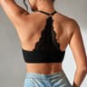 Wireless Ribbed Bra Backless Lingerie  Breathable Camisole Bralette For Women 6