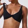 Shockproof Quick Dry Sports Bra Push Up Yoga Gym Crop Top