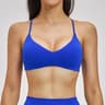 Backless Sports Bra for Women Cross Back Breathable Workout Top