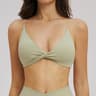 Product Name Fleece Lined V Neck Backless Yoga Top Thin Strap Sports Bra 5