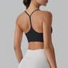 Y Back Push Up Sports Bra for Women Yoga Gym Crop Top