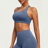 Cross Back Yoga Bra with Removable Pads for Women
