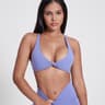 Backless Front Twist Low Support Sports Bra for Yoga and Light Training