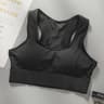 Adjustable Push Up Wirefree Sports Bra for Yoga Gym and Everyday Support