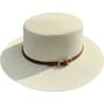 Womens Straw Beach Hat With Bow Flat Brim Panama Sun Hat 6