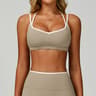 Backless Sports Bra for Women Breathable Nylon Yoga Gym Bra