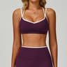 Backless Sports Bra for Women Breathable Nylon Yoga Gym Bra