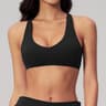 High Support Cross Back Womens Sports Bra for Yoga Running and Gym Workouts