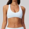 High Support Cross Back Womens Sports Bra for Yoga Running and Gym Workouts