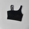 One Shoulder Shockproof Yoga Sports Bra for Women