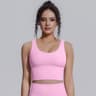 Women V Back Sports Bra With Chest Pad Shockproof Padded Yoga Bra For Fitness And Running 6