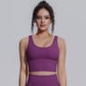 Women V Back Sports Bra With Chest Pad Shockproof Padded Yoga Bra For Fitness And Running 8