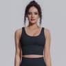 Women V Back Sports Bra With Chest Pad Shockproof Padded Yoga Bra For Fitness And Running 13