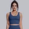 Women V Back Sports Bra With Chest Pad Shockproof Padded Yoga Bra For Fitness And Running 14