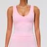 Womens Longline Strappy Open Back Sports Bra Yoga Tank Top 5