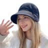 Womens Solid Color Bucket Hat For Sun Protection And Casual Outdoor Style 3