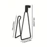 Space Saving Toilet Paper Holder Wall Mount Tissue Roll Hanger With Painted Finish Easy Install No  6