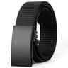 Men Outdoor Sports Belt With Quick Release Automatic Buckle  Black Quality Belt 4