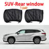 Premium Breathable Mosquito Net Window Screen Set For Front And Rear Windows UV Protection Car Suns 9