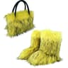 Fashion Women Handbag Faux Fur Fluffy Designer Plush Purses For Travel Autumn Winter Shopper Bags 2