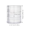 Rotating Jewelry Storage Box Makeup Storage Rack Bracelet Earring Organizer Rotating Plastic Displa