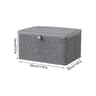 Lockable Storage Box Odor Proof Stackable Container With Handle Washable Shelf Baskets For Clothing 6