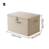 Lockable Storage Box Odor Proof Stackable Container With Handle Washable Shelf Baskets For Clothing 8