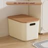 Under Bed Plastic Drawer Style Clothes Toy Storage Box With Lid Thickened Snacks Cosmetics Organizi