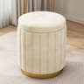Light Luxury Makeup Stools Round Vanity Chairs Sofas Bedroom Side Storage Bench 12