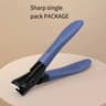 Large Opening Nail Clippers Gray Nail Trimmer For Thick Nails Durable Household Clippers For The El