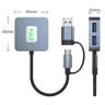 USB C 3.0 HUB Type C to Multi 4K HDMI Monitor Video Converter, Ethernet VGA PD Power Adaptor Docking Station Laptop