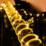 Solar Powered Pipe Shaped Fairy String Lights For Christmas Yard Party Outdoor Decoration Waterproo 4