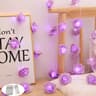 Rose Flower String Lights BatteryPowered Lights For Bedroom Living Room Valentines Day Romantic Atm 3