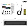 Demon Eyes Car LED Logo APP LED Matrix Pixel Panel Night Light DIY Programmable Flexible LED Displa 8