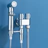 Handheld Bidet Toilet Sprayer Set With Adjustable Pressure And Dual Switch 6