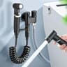 Handheld Bidet Toilet Sprayer Set With Adjustable Pressure And Dual Switch 8