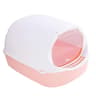Semi Enclosed Cat Litter Box Splashproof Kitty Toilet With Cleaning Basin 10