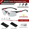 Photochromic Polarized Sunglasses For Men Aluminum AntiGlare Driving Glasses 13