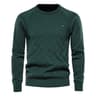 Mens Solid Knit Pullover Sweater 9