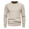 Mens Solid Knit Pullover Sweater 11