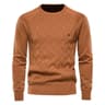 Mens Solid Knit Pullover Sweater 7