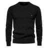 Mens Solid Knit Pullover Sweater 8