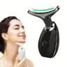 7 LED Color Neck And Face Massager Portable Beauty Device With Vibration And USB Charging 7